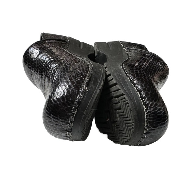 SANITA Professional Danish Clog Snakeskin Slip On Clogs Shoes Women’s US size 5 - Picture 7 of 9